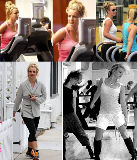 Britney Spears: bungen und Workout