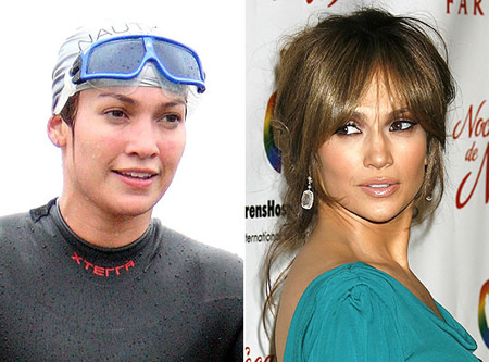 Stars ungeschminkt: Jennifer Lopez ungeschminkt