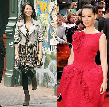 Beauty der Stars: Die hohen Abstze von Lucy Liu