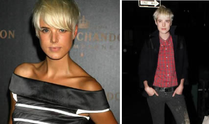 Frisur der Stars: Die Kurzhaarfrisur von Agyness Deyn