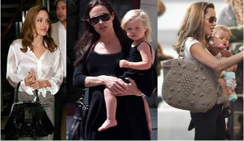 Handtaschen: Die Handtaschen von Angelina Jolie