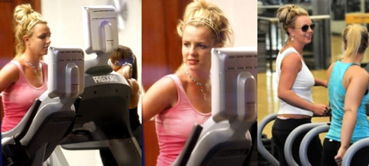 Britney Spears: bungen und Workout