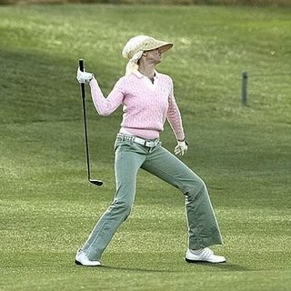 bungen, Gewicht zu verlieren: Cameron Diaz golf