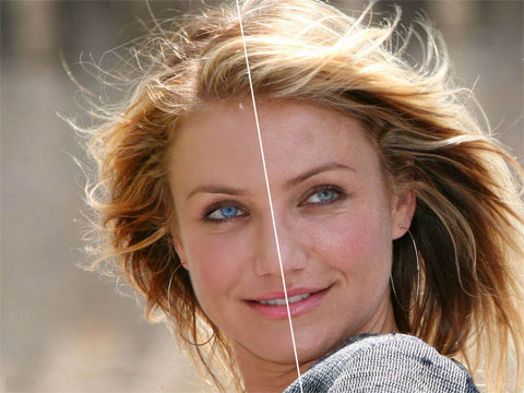 Cameron Diaz und Photoshop