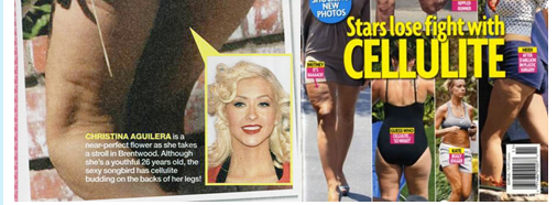 Cellulite: Christina Aguilera mit Cellulite