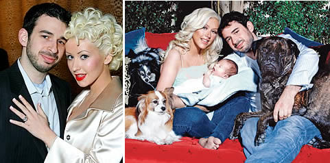 Stars: Christina Aguilera und Jordan Bratman
