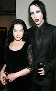 Dita Von Teese und Marilyn Manson