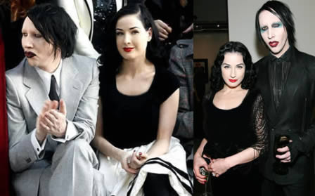 Starstyle: Dita Von Teese und Marilyn Manson