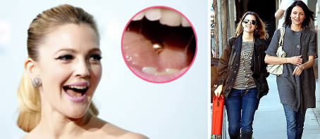 Diät der Stars: Drew Barrymore Piercing