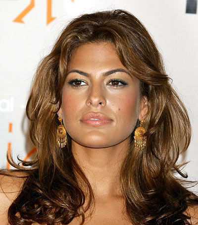 Starfrisur von Eva Mendes