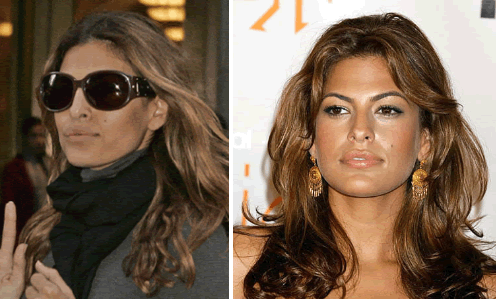 Starfrisur von Eva Mendes