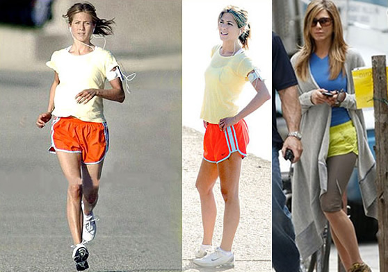 Übungen, Gewicht zu verlieren: Jennifer Aniston