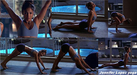 Übungen: Jennifer Lopez und Yoga