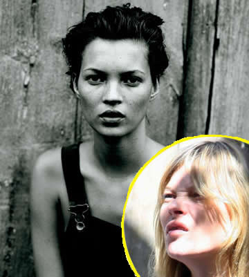 Beauty der Stars: Kate Moss ohne Schminke