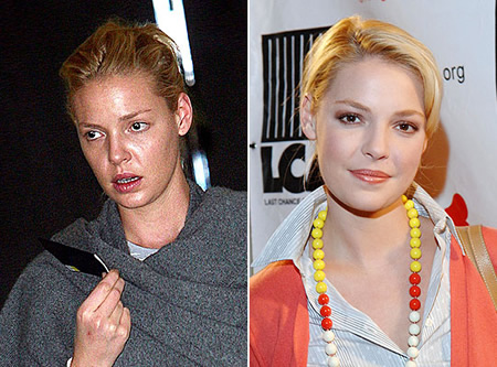 Stars ungeschminkt: Katherine Heigl ungeschminkt