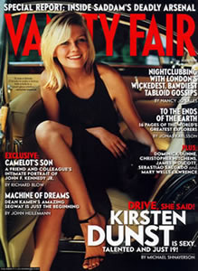 Übungen, um abzunehmen: Kirsten Dunst Vanity Fair