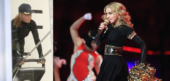 Übungen, um abzunehmen: Madonna Workout