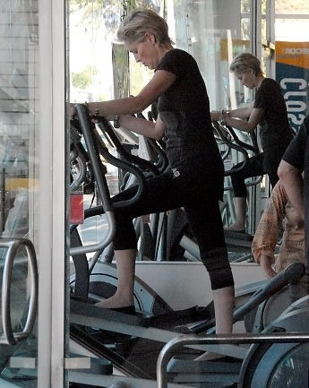 Star Fitness, um abzunehmen: Sharon Stone