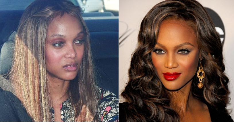 Beauty der Stars: Tyra Banks ohne Schminke